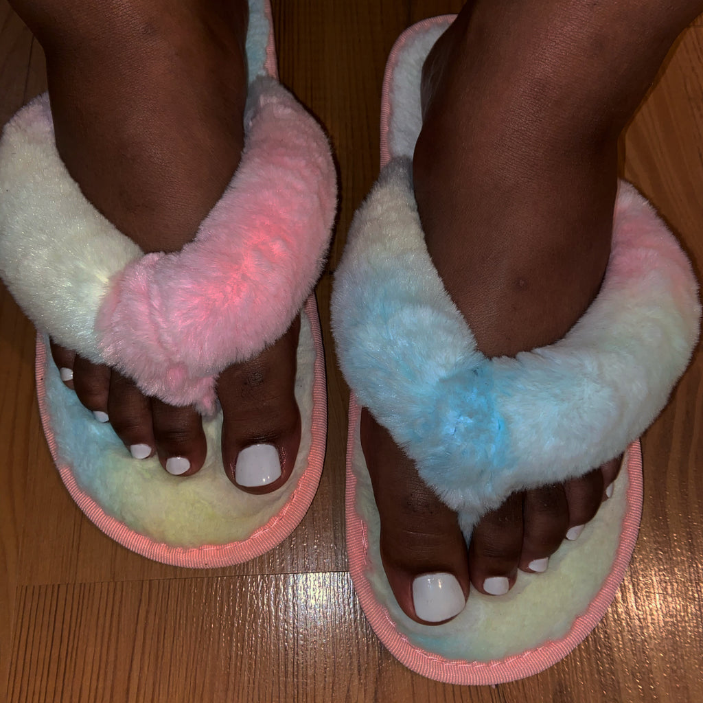 Cotton Candy Keep Me Warm Slippers