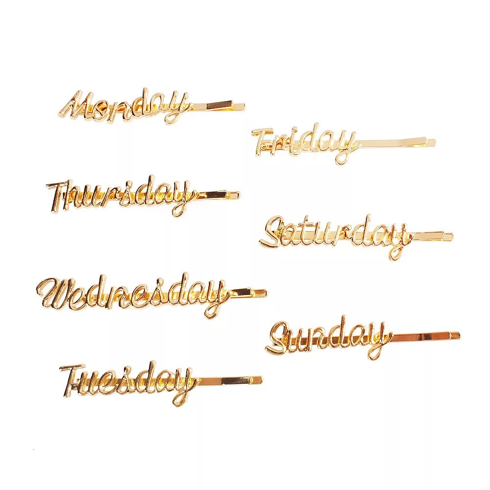 Weekday Clips Set