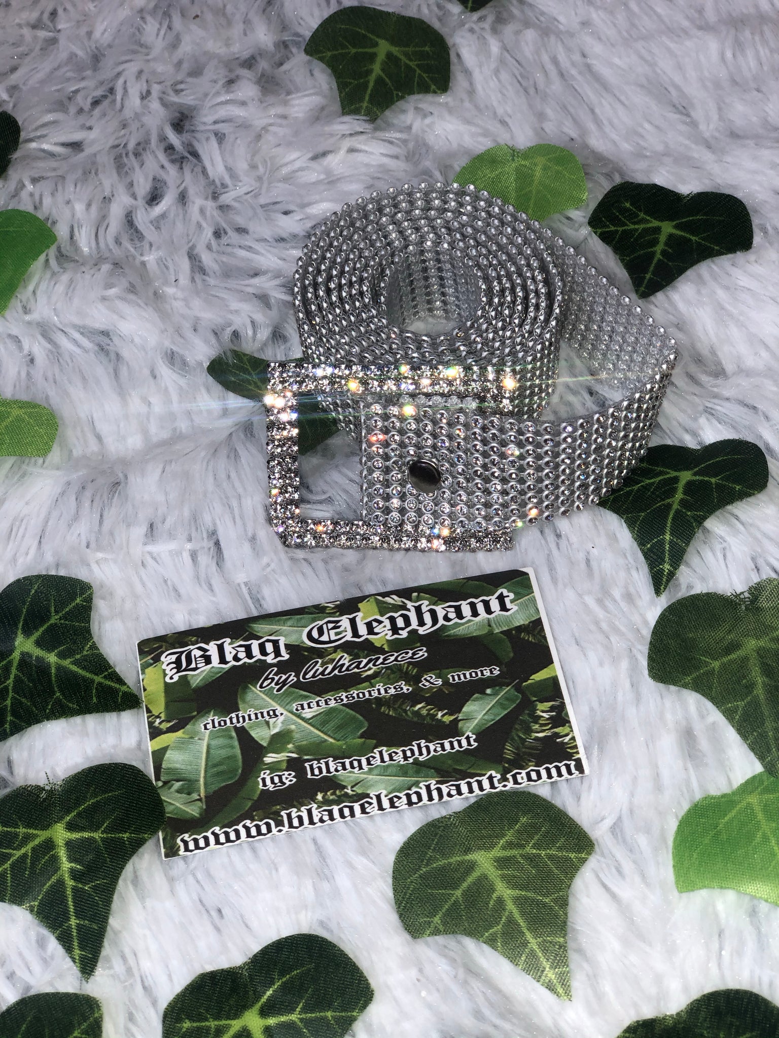 Rhinestone Fashion Belt