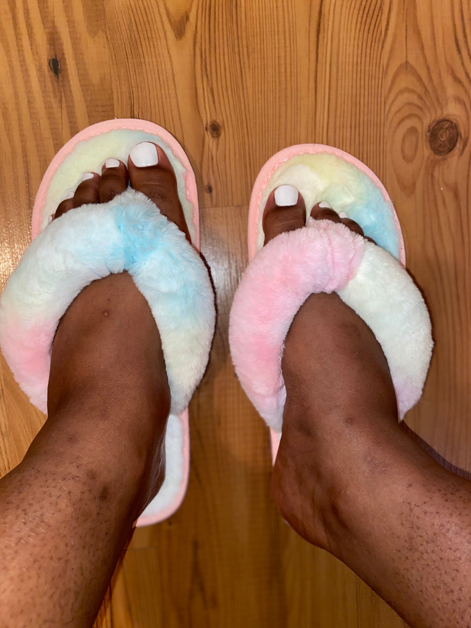 Cotton Candy Keep Me Warm Slippers